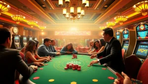 Experience a thrilling poker night with engaging players amid the excitement of casino lights and virtual interactions in "porn ai chat."